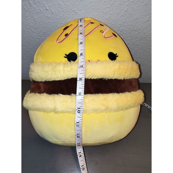 Squishmallows 11” Visconti the Yellow Macaron Super Soft Plush Toy Fast Shipping - Picture 2 of 9